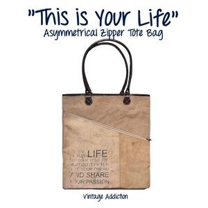 NWT 'This Is Your Life' Asymmetric Zip…